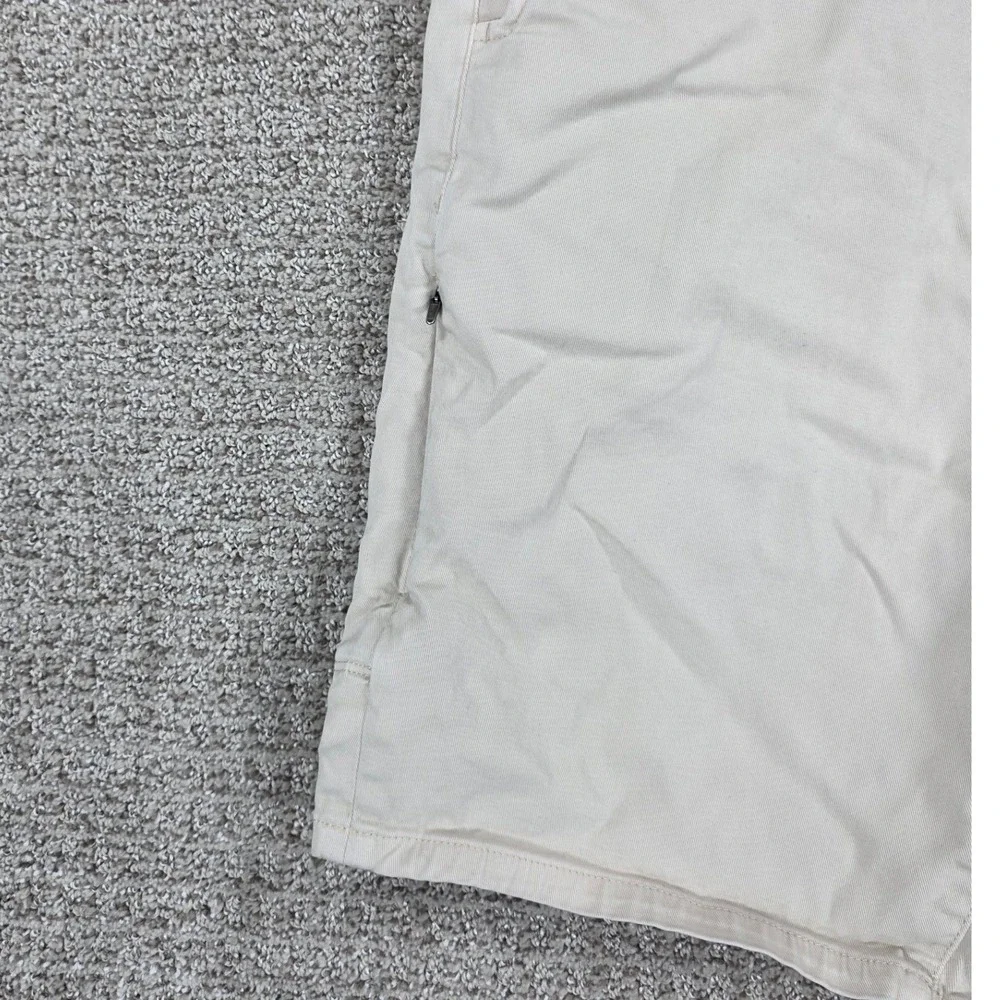 DU/ER Mens Live Free Journey Shorts Khaki Tan Size 36x9 Stretch‎